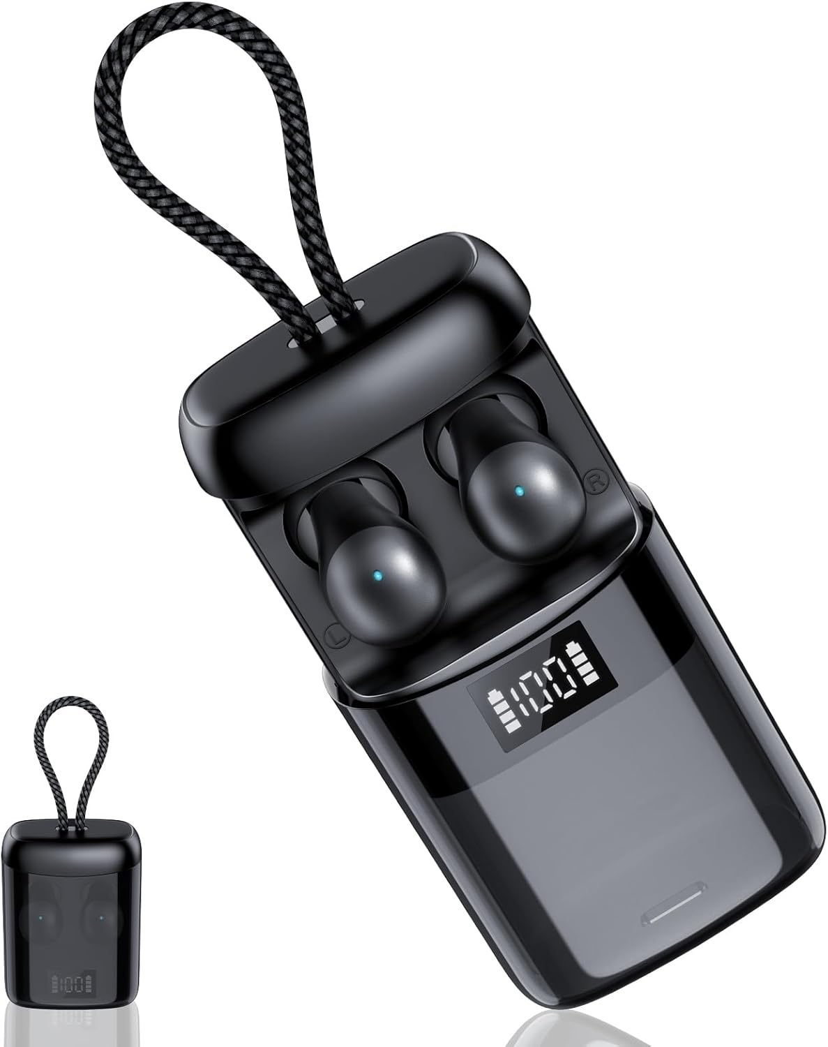 Detalle de Bluetooth Kopfhörer 2026 Mini Schlafkopfhörer: Schlafmodus, Sleep Tracker und White Noise