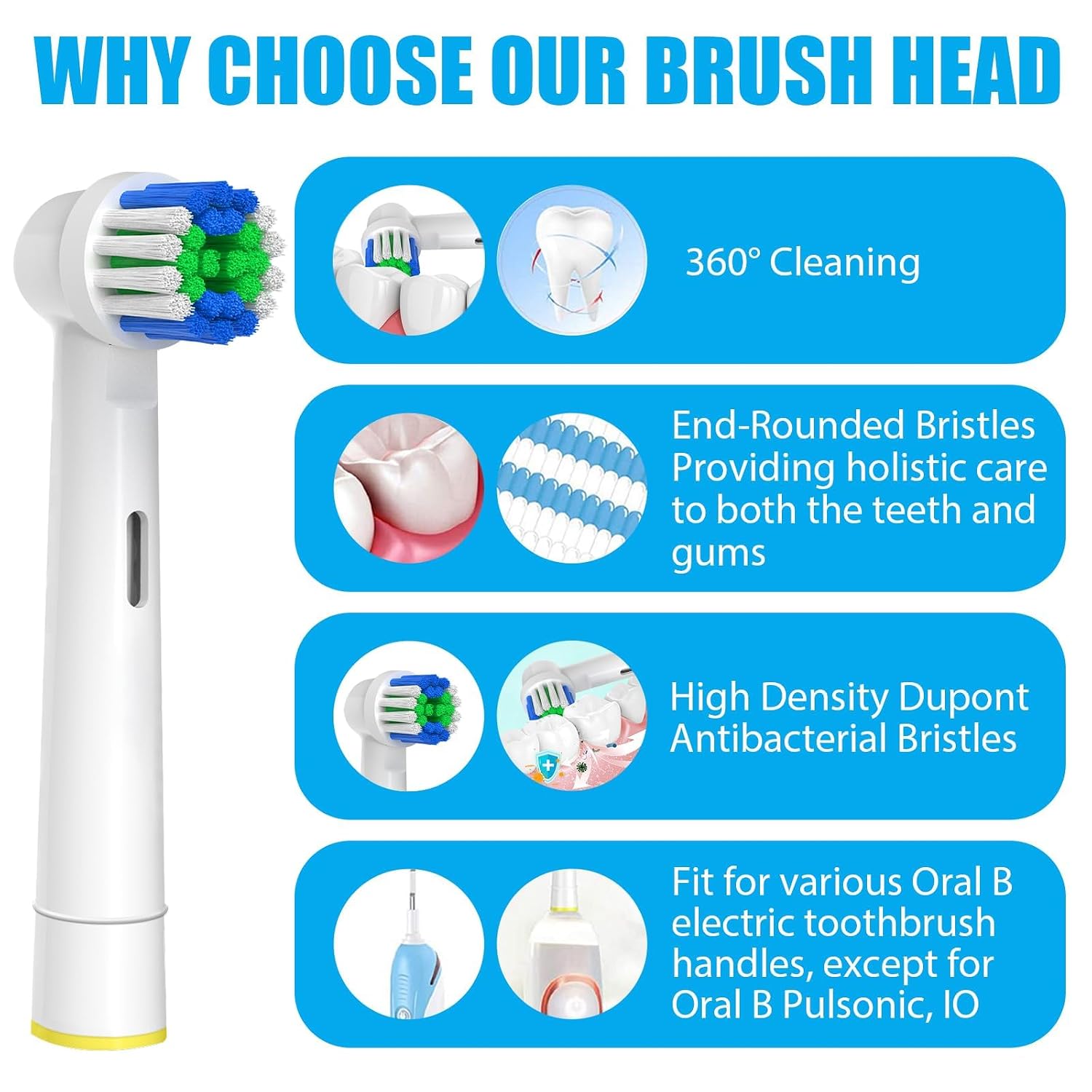 Detalle 1 de 20 Replacement Toothbrush Heads