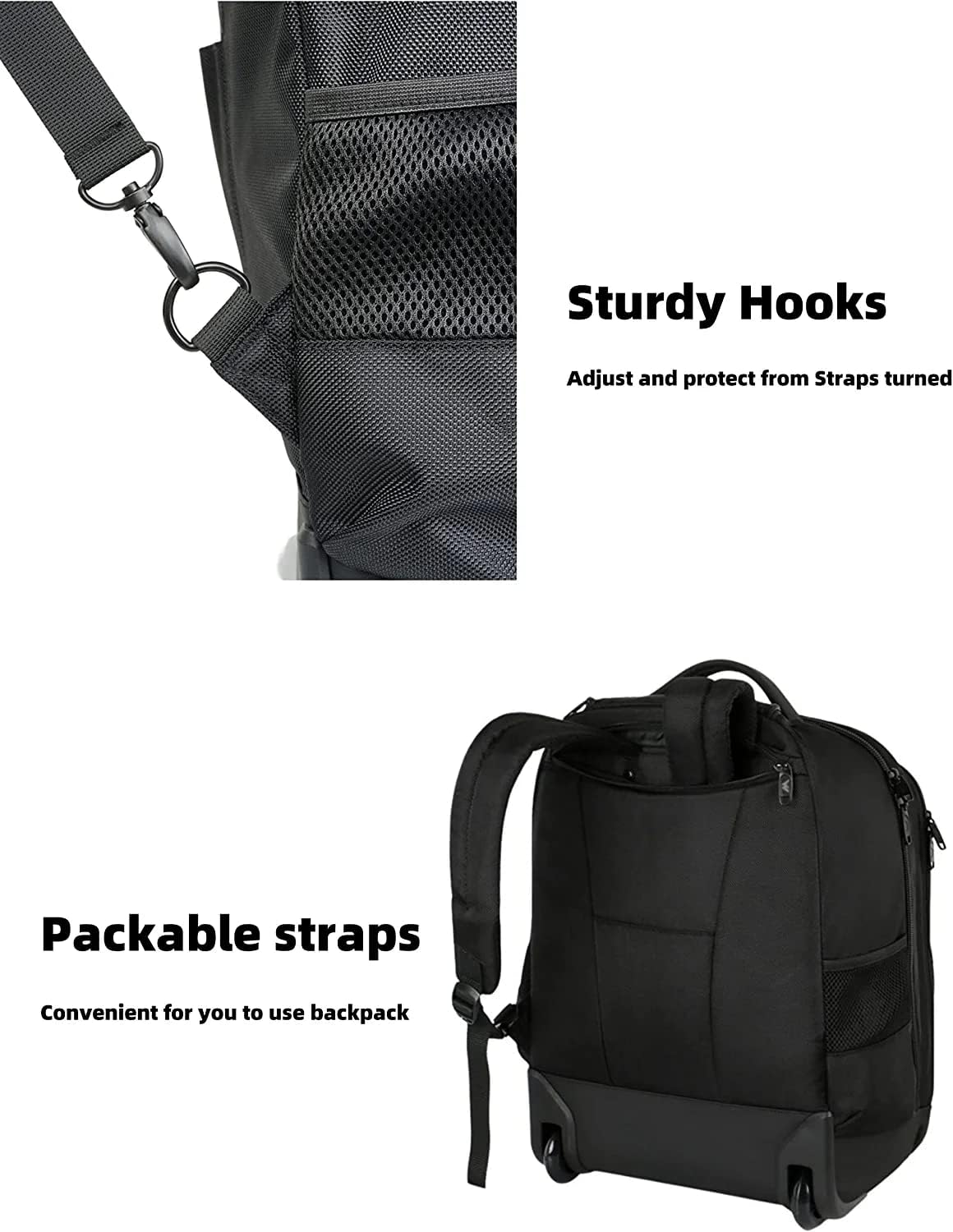 Detalle 2 de MATEIN Reisetasche 18 Zoll Laptop-Trolley