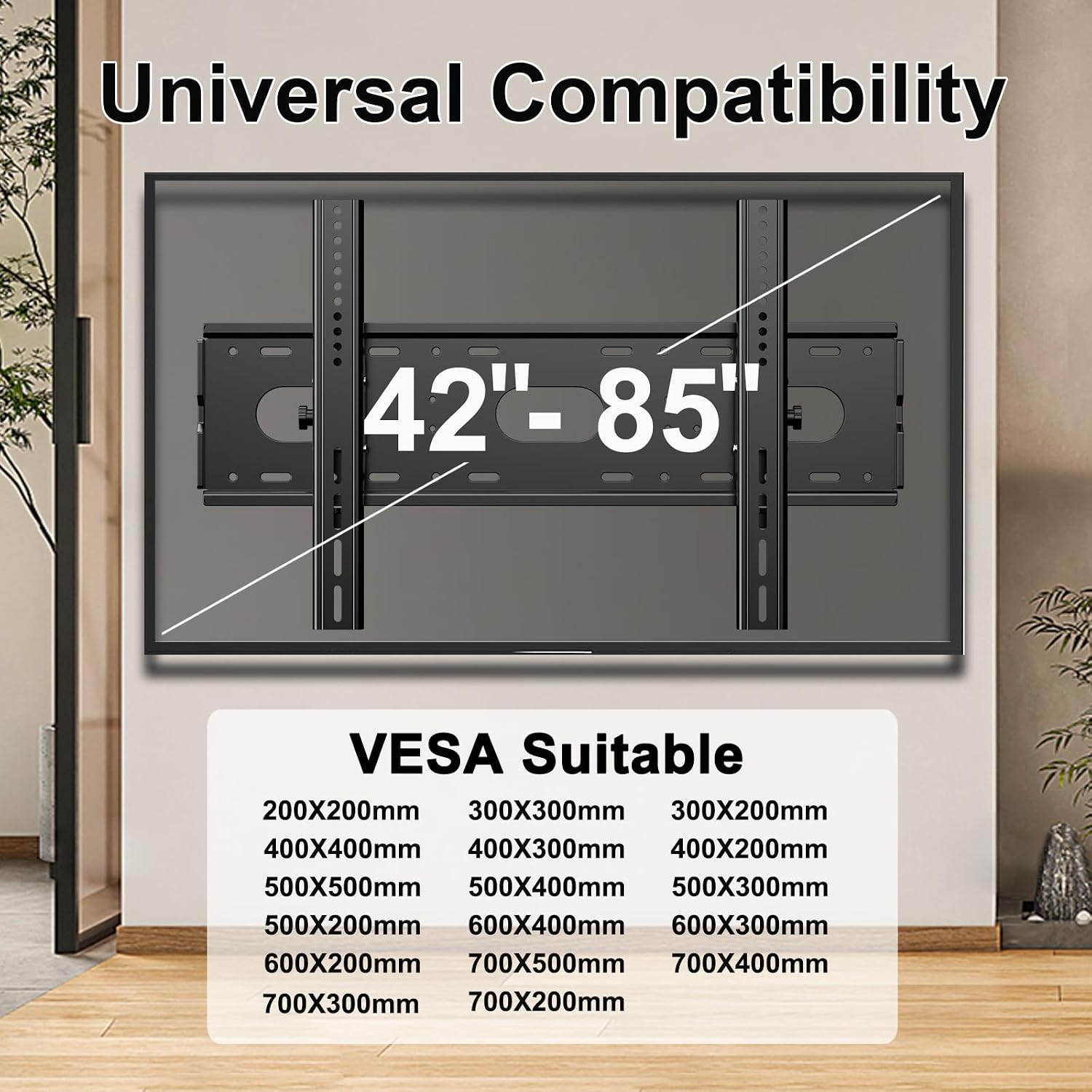 Detalle 2 de JXMTSPW TV Wall Bracket 85kg, Low Profile