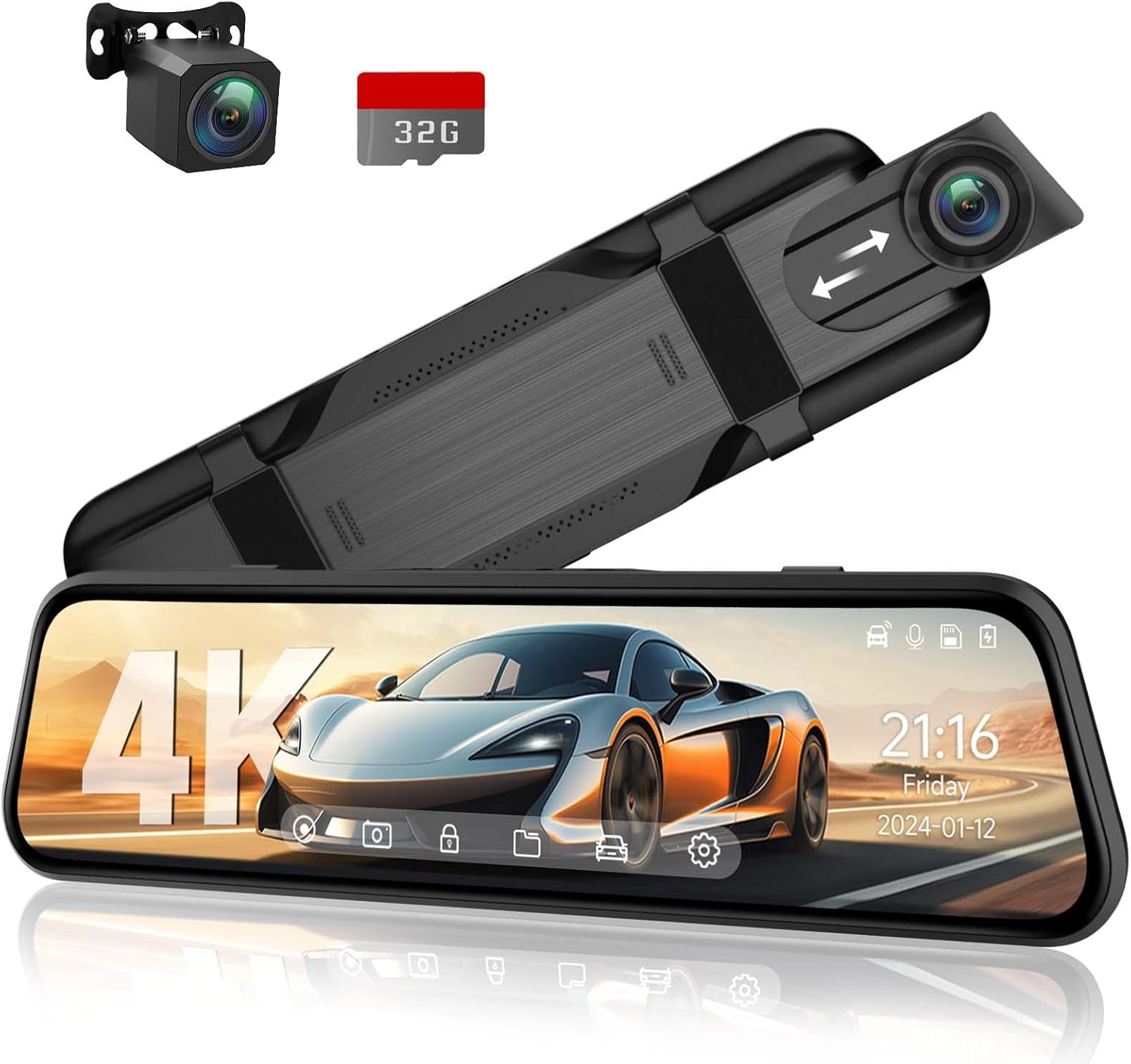 Detalle de Veement VT10 10" Rear View Camera