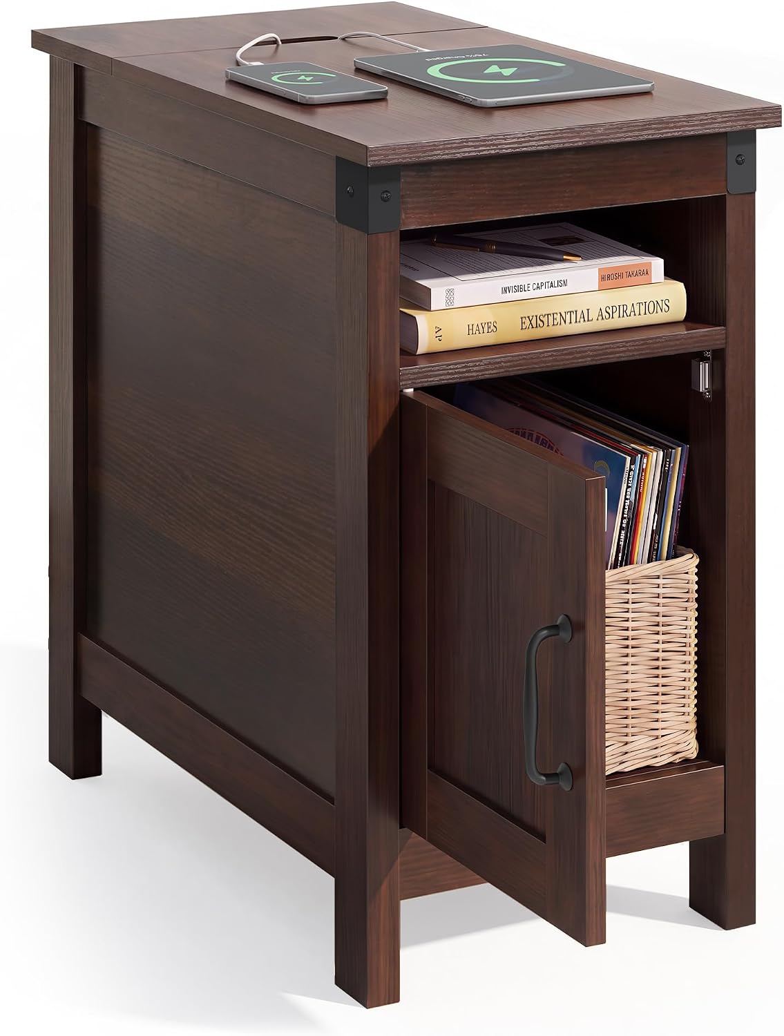 Detalle de WLIVE End Table, 13.4-Inch Wide