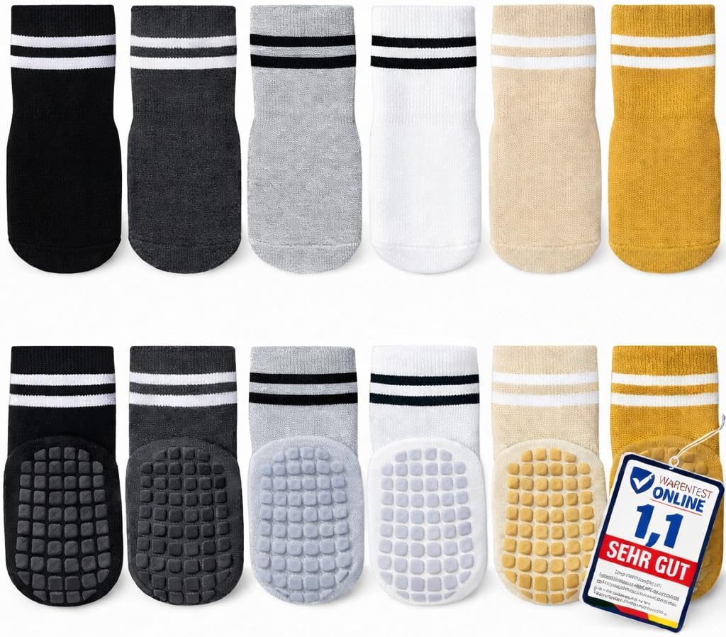 Detalle de Kleinbär Stoppersocken Kinder ABS, 0-12 Monate
