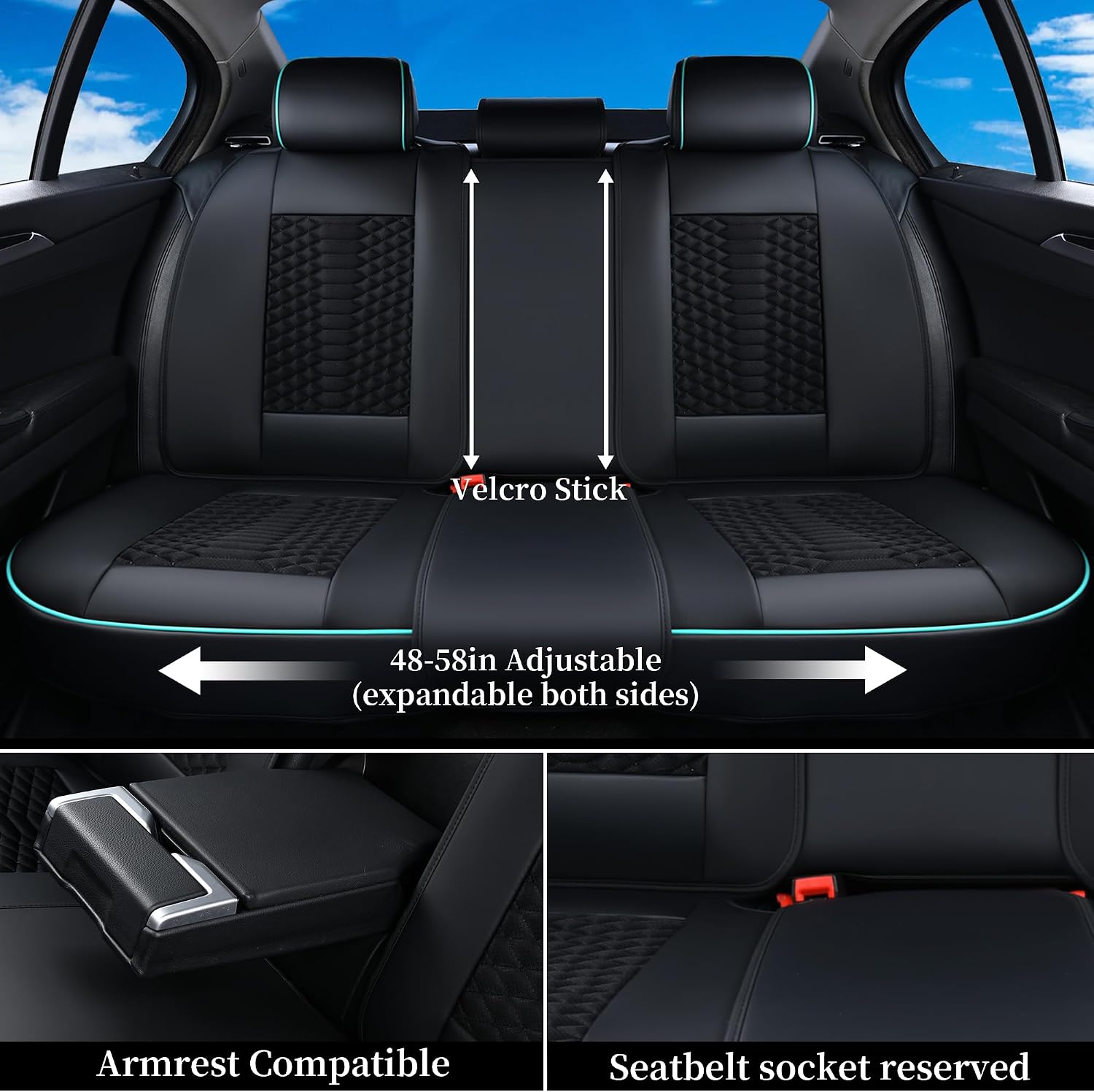 Detalle 2 de Coverado Car Seat Covers 5-Seat Set