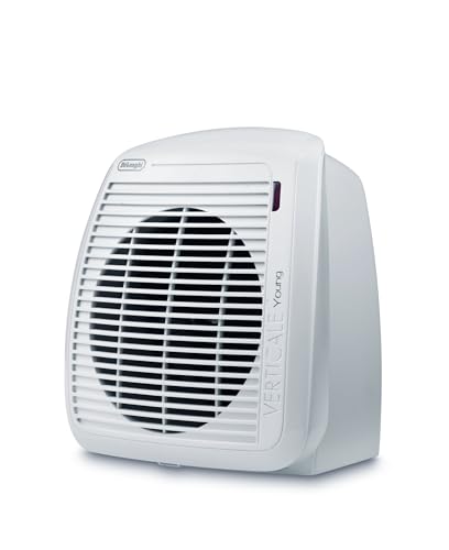 Detalle de De’Longhi HVY1020: termoventilatore verticale silenzioso, leggero e sicuro per ambienti domestici