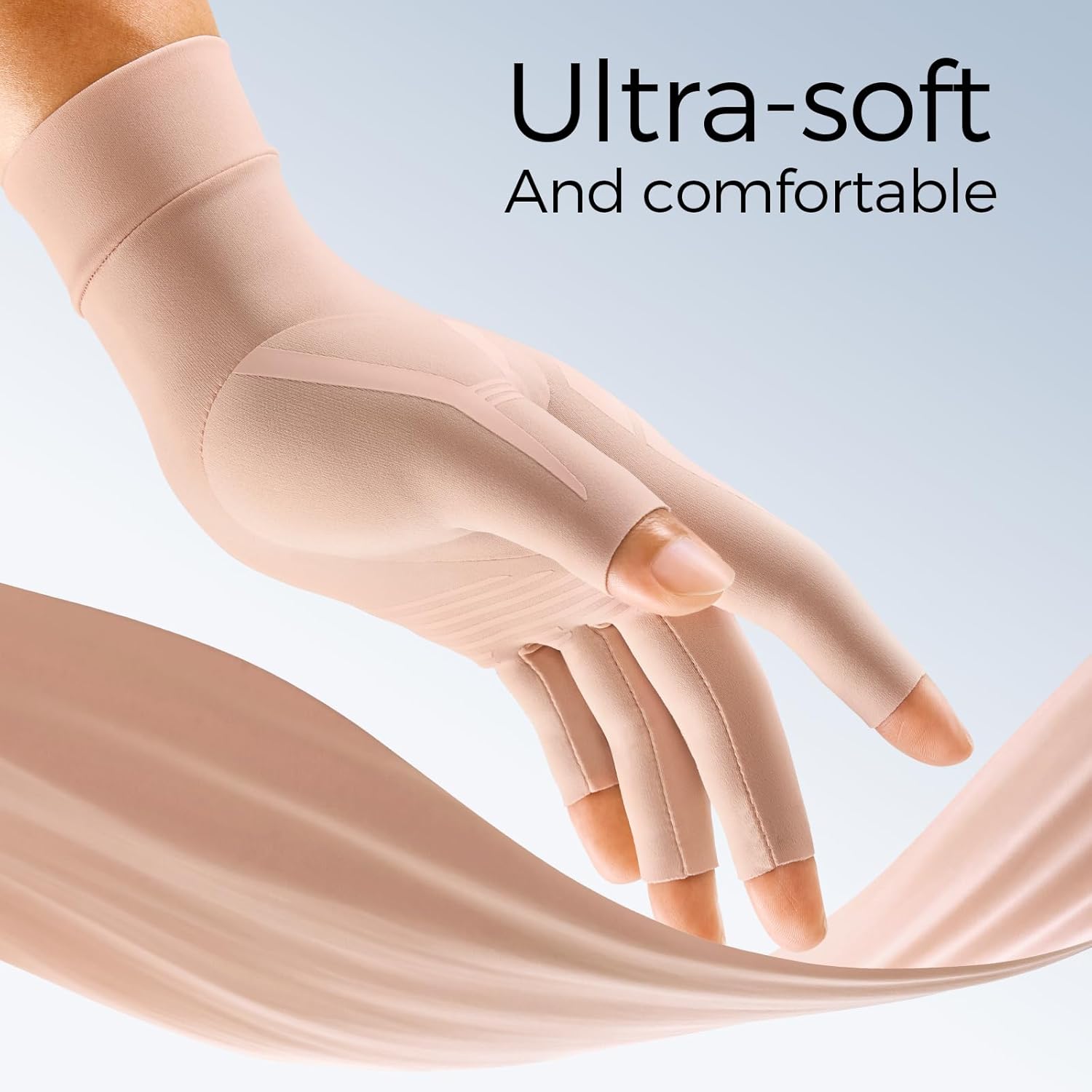 Thumbnail 3 de FREETOO Support Arthritis Gloves: Fingerless Compression for Pain Relief and Dexterity