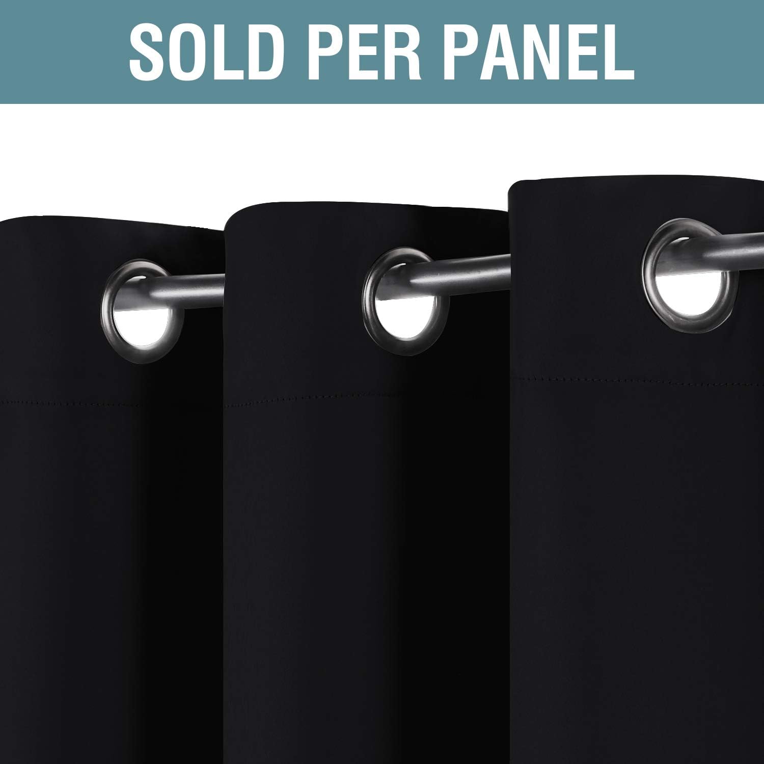 Detalle 2 de H.VERSAILTEX 96-inch Blackout Curtain for Bedroom ๐