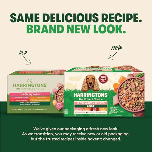 Thumbnail 8 de Harringtons Complete Wet Tray Grain Free Hypoallergenic Adult Dog Food Variety Bumper Pack 16x400g