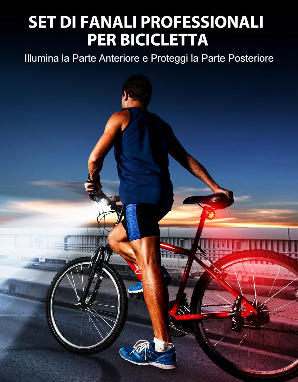 Thumbnail 5 de ISEYOU Luci Bicicletta LED 1000 Lumen
