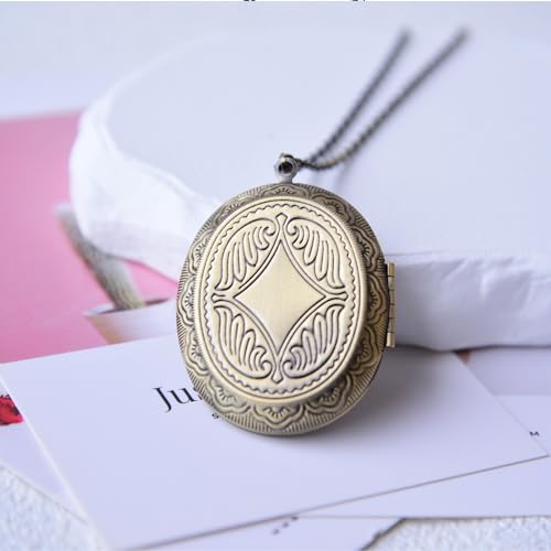 Thumbnail 8 de THSOGO Handmade Pressed Flower Photo Locket Necklace for Women