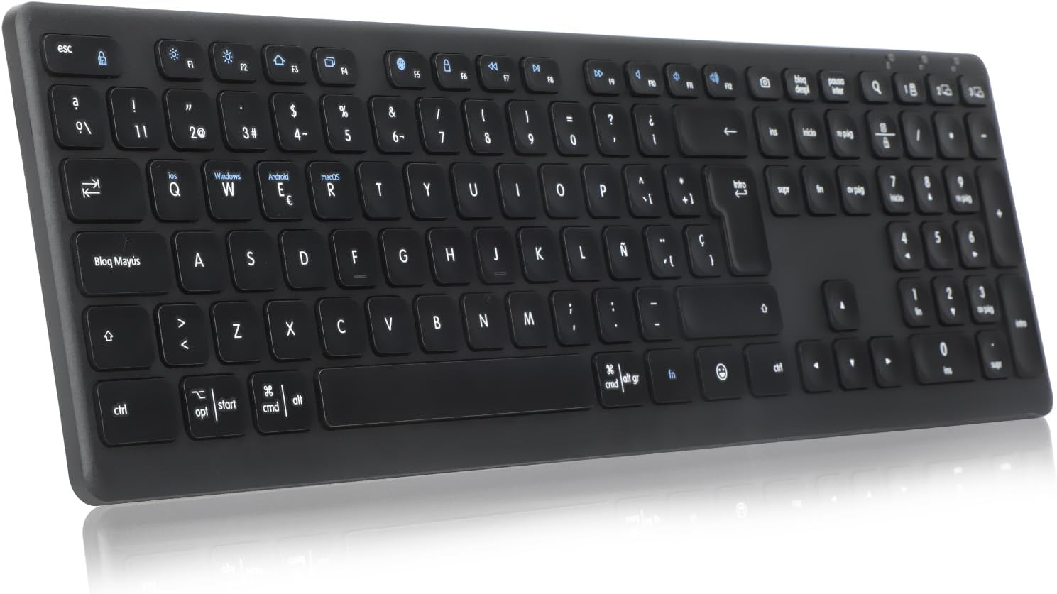 Thumbnail 6 de CITLLA K9300 kabellose Bluetooth-Tastatur mit leisem Scherenmechanismus & Nummernblock (Multi-Device)