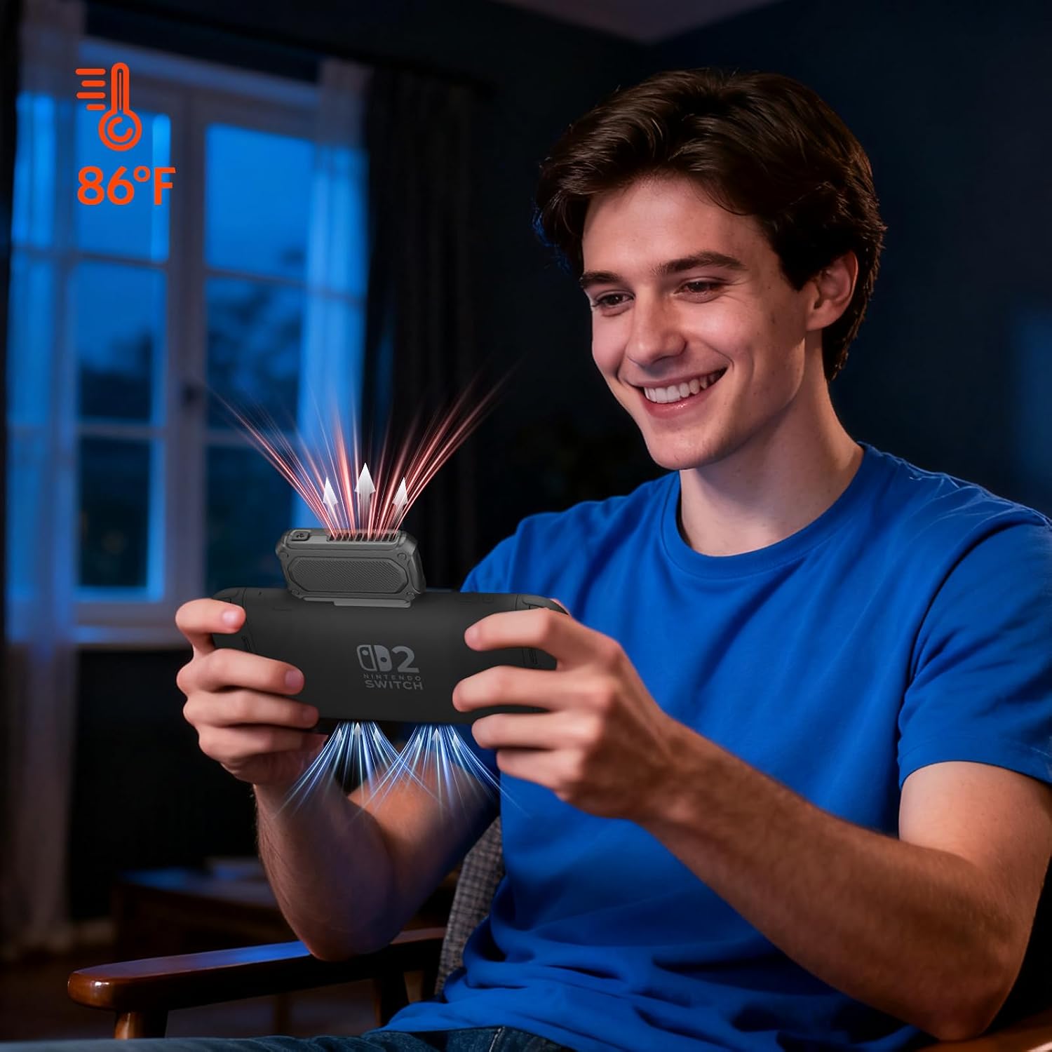 Thumbnail 6 de Saitake STK-F201 Cooling Fan for Nintendo Switch 2 with Two Speeds