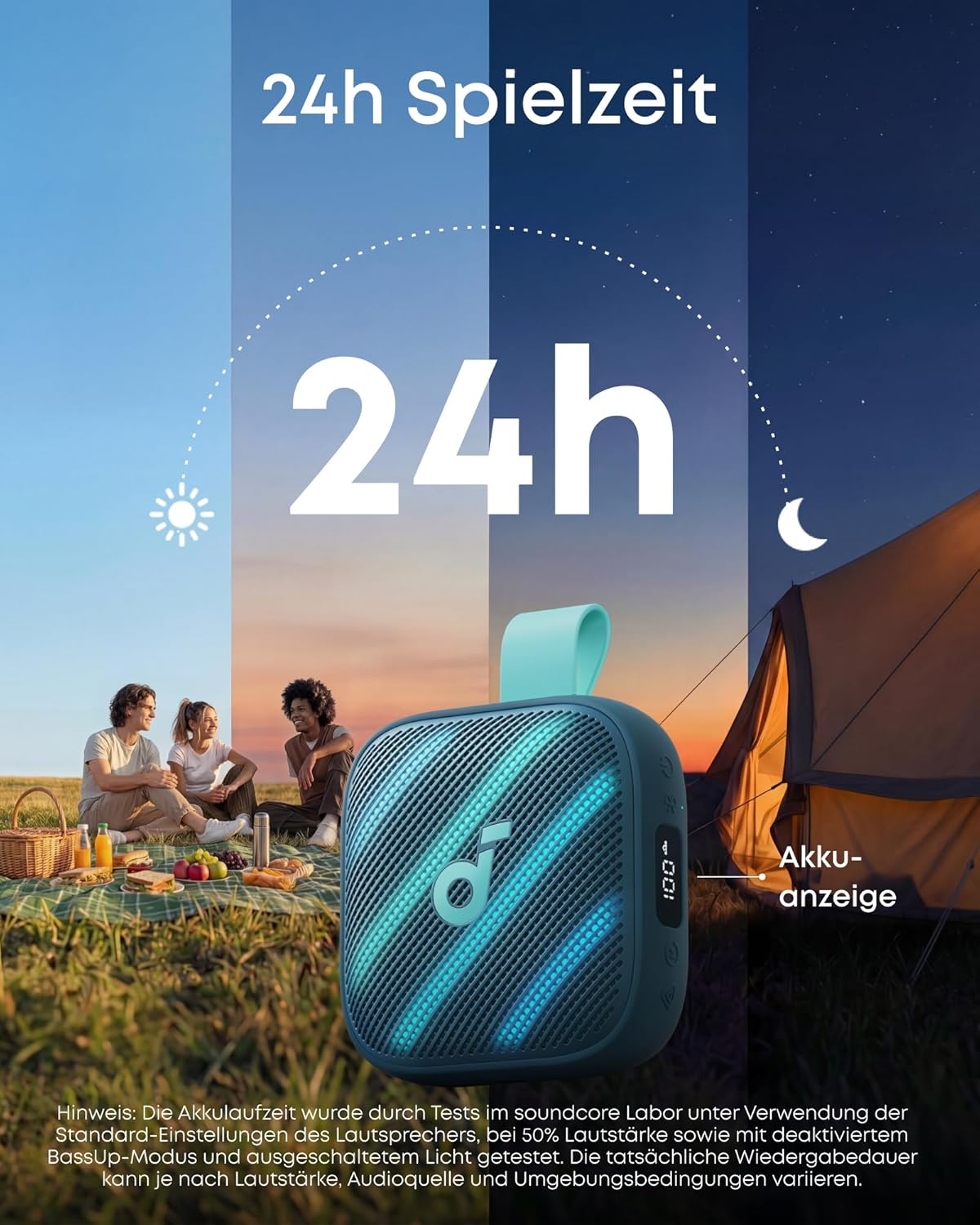 Thumbnail 2 de soundcore Boom Go 3i von Anker – kompakter Bluetooth-Lautsprecher mit 15 W, IP68, 24 h Akku und RGB Lichtshow