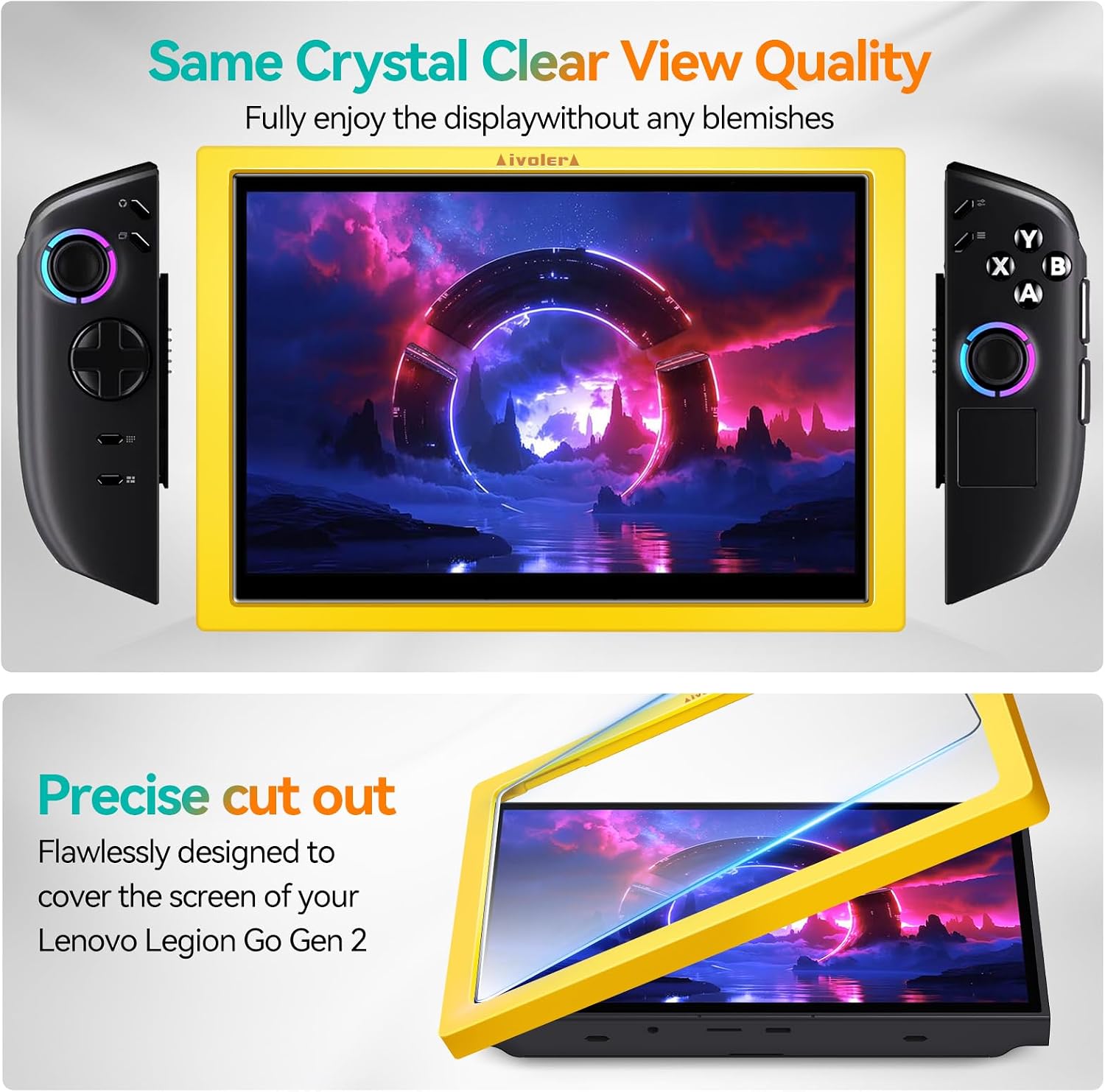 Thumbnail 4 de ivoler Lenovo Legion Go Gen 2 Screen Protector, 9H Tempered Glass, 2-Pack