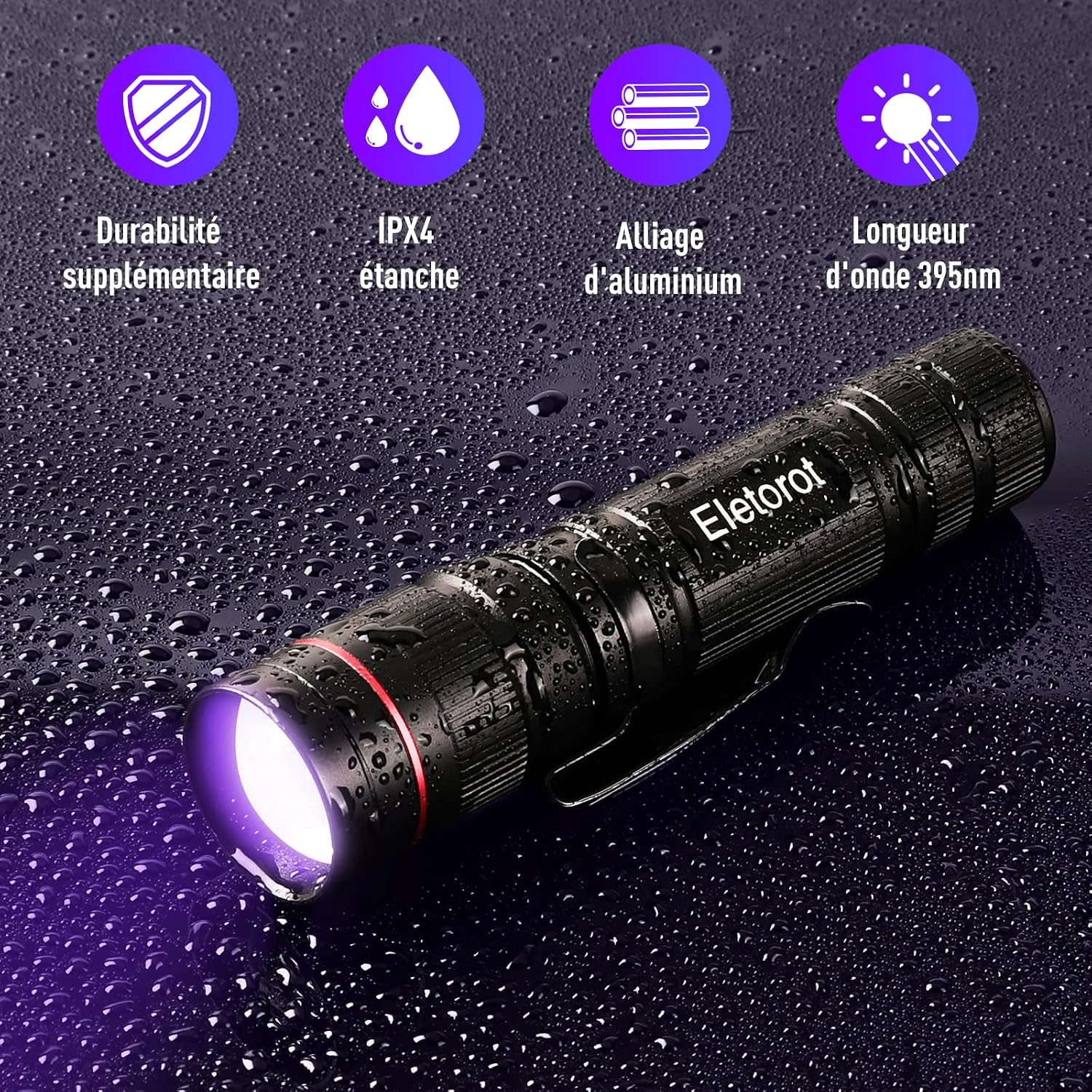 Thumbnail 6 de Eletorot Mini lampe UV 395 nm LED