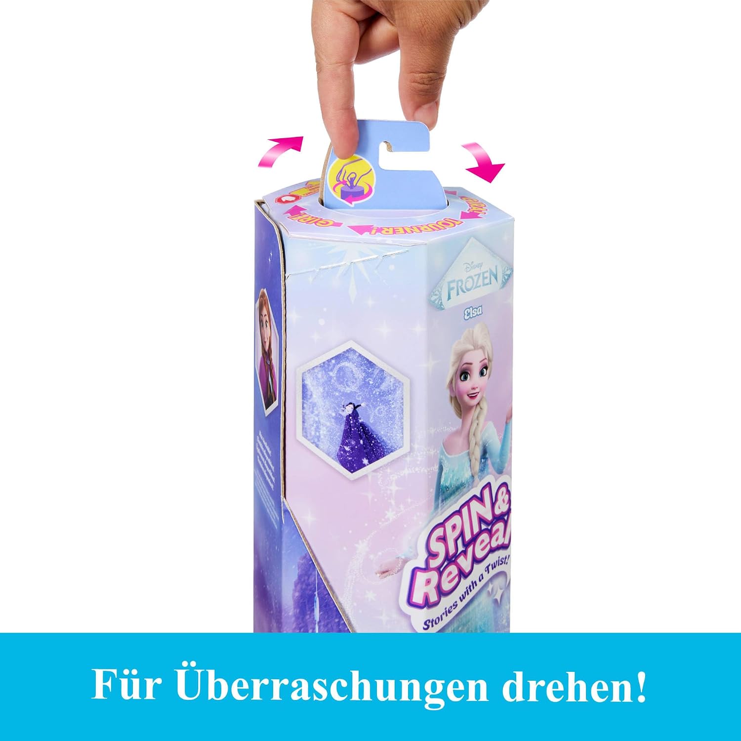 Detalle 1 de Mattel Disney Elsa Modepuppen-Set mit 11 Überraschungen