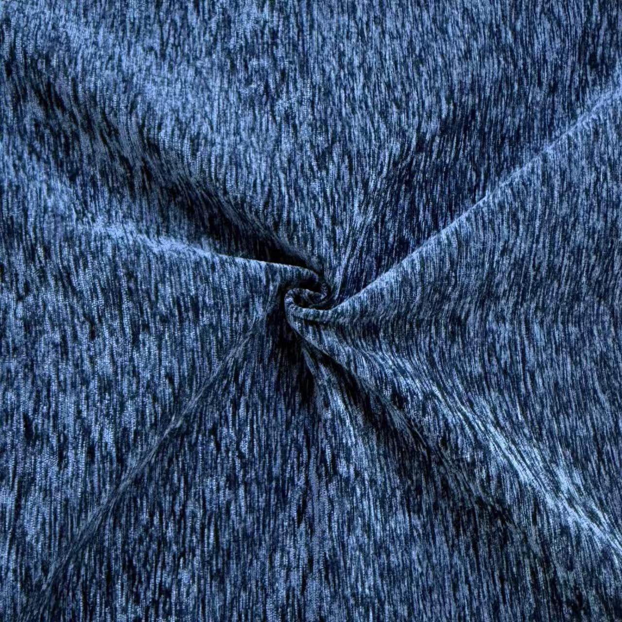 Thumbnail 2 de OYIMUA Chenille Kissenbezug 45x45 Marineblau im 2er-Set – weiche Textur mit verstecktem Reißverschluss