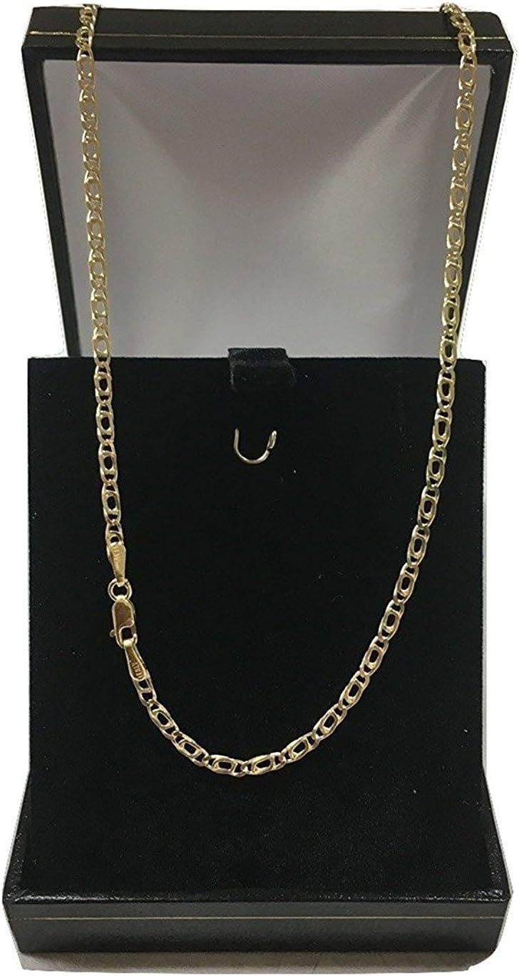 Detalle de Chaîne Or Jaune 14 Carats / 585 œil de tigre – Largeur 2,20 mm, longueurs au choix