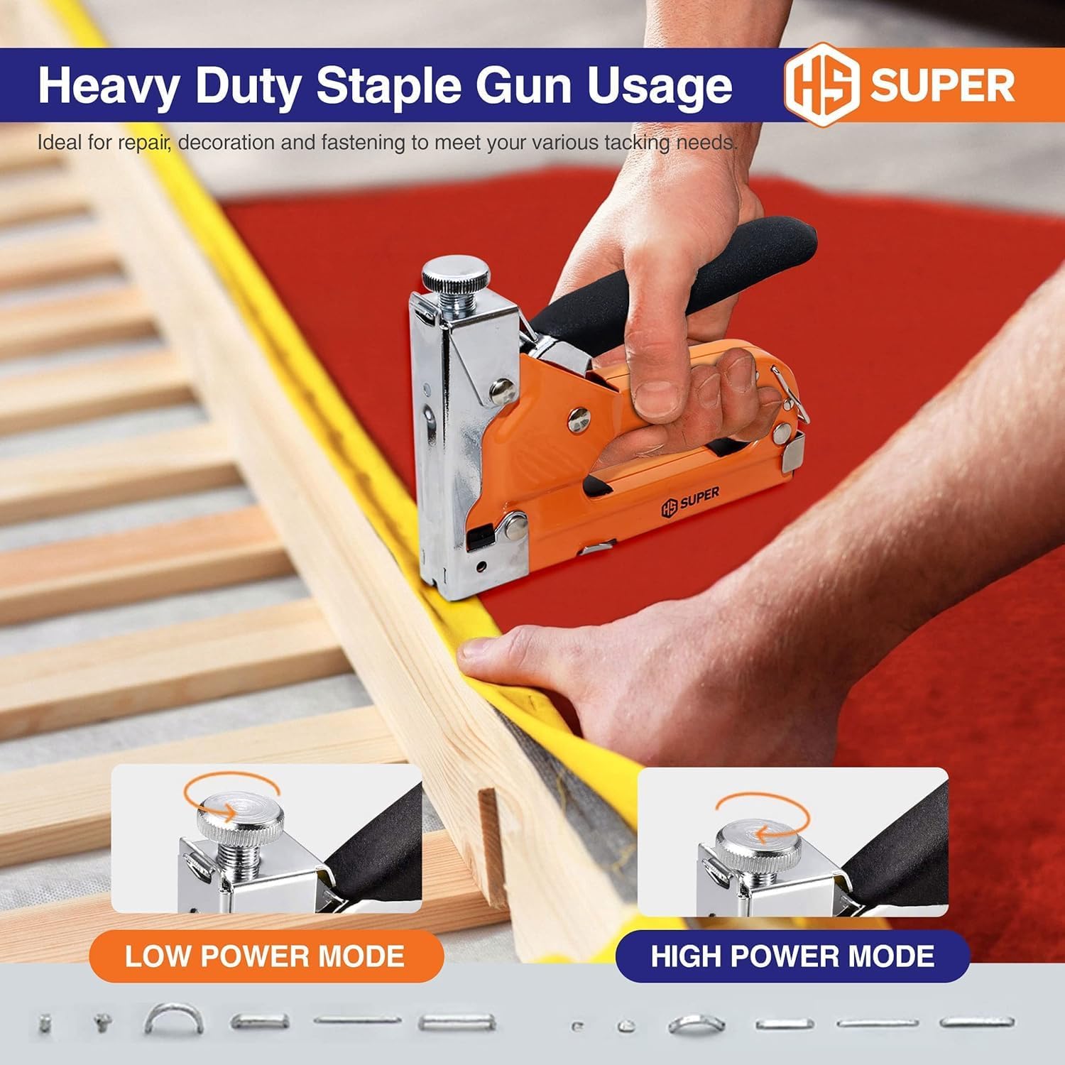 Thumbnail 4 de HS Super 3-in-1 Heavy Duty Staple Gun 3000