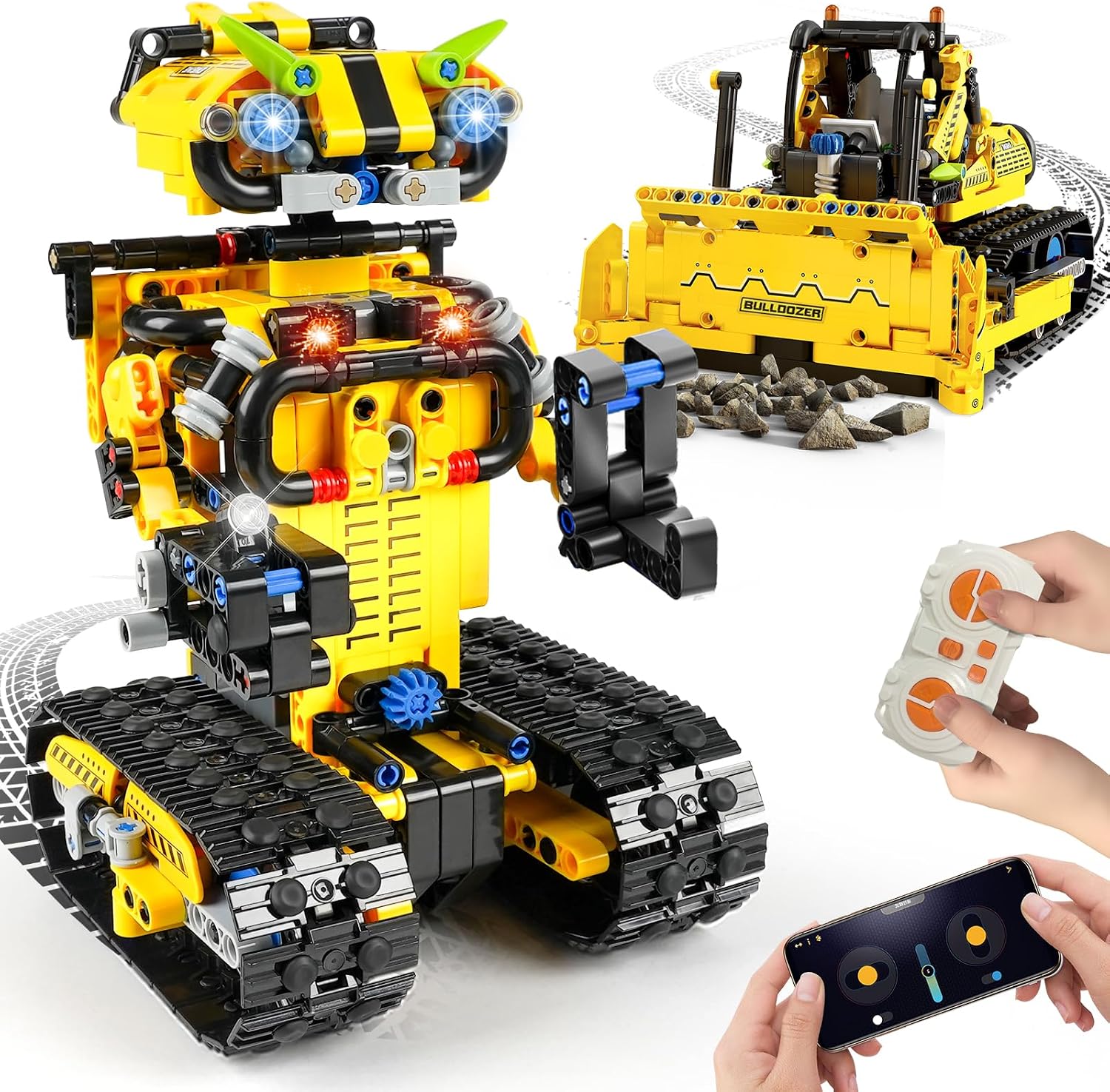HiWEEGO 730 Teile ferngesteuerter Roboter 🤖