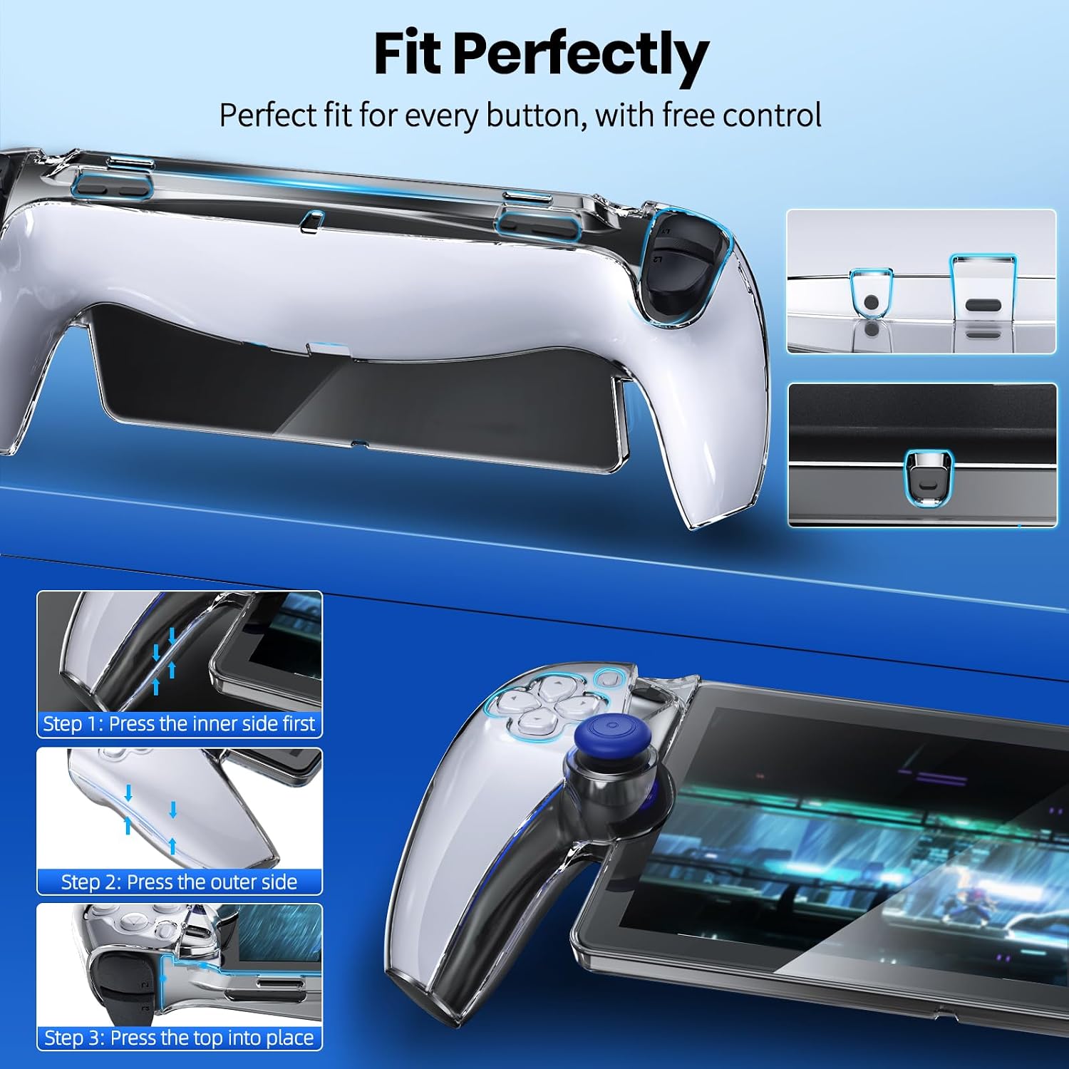 Thumbnail 2 de FYOUNG Tasche für PlayStation Portal Vollschutz Bundle