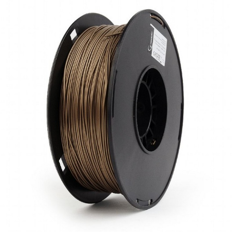 Gembird Bobina de Filamento PLA Plus 1.75mm 1 kg Dorado Metálico