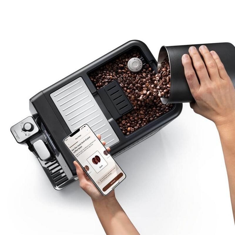 Detalle 2 de Delonghi Eletta Ultra ECAM470.85.MB: cafetera superautomática para quien quiere variedad y comodidad