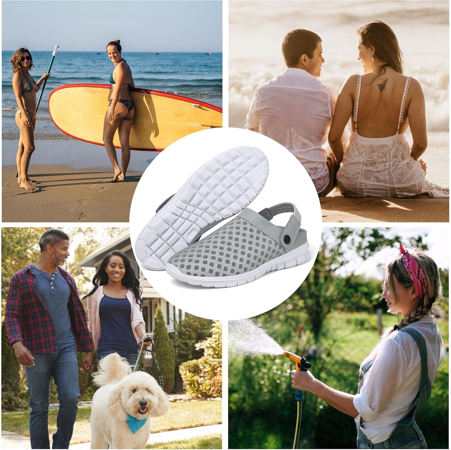 Thumbnail 1 de SAGUARO Sommer Clogs Herren Gartenschuhe – Leicht, rutschfest und atmungsaktiv
