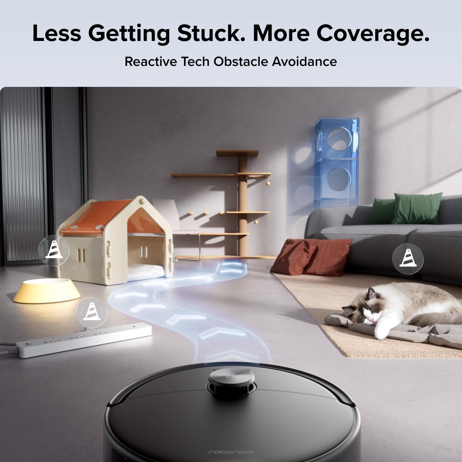 Detalle de roborock Qrevo 2 Pro Robot Vacuum and Mop, 20,000 Pa Suction, FlexiArm Edge Mopping