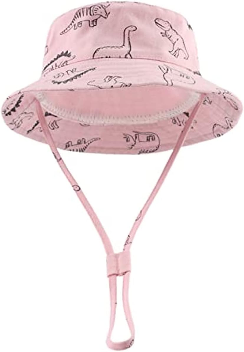 Thumbnail 2 de DRESHOW Baby Sun Hat: UPF50+ Toddler Sun Protection Bucket Hat with Chin Strap
