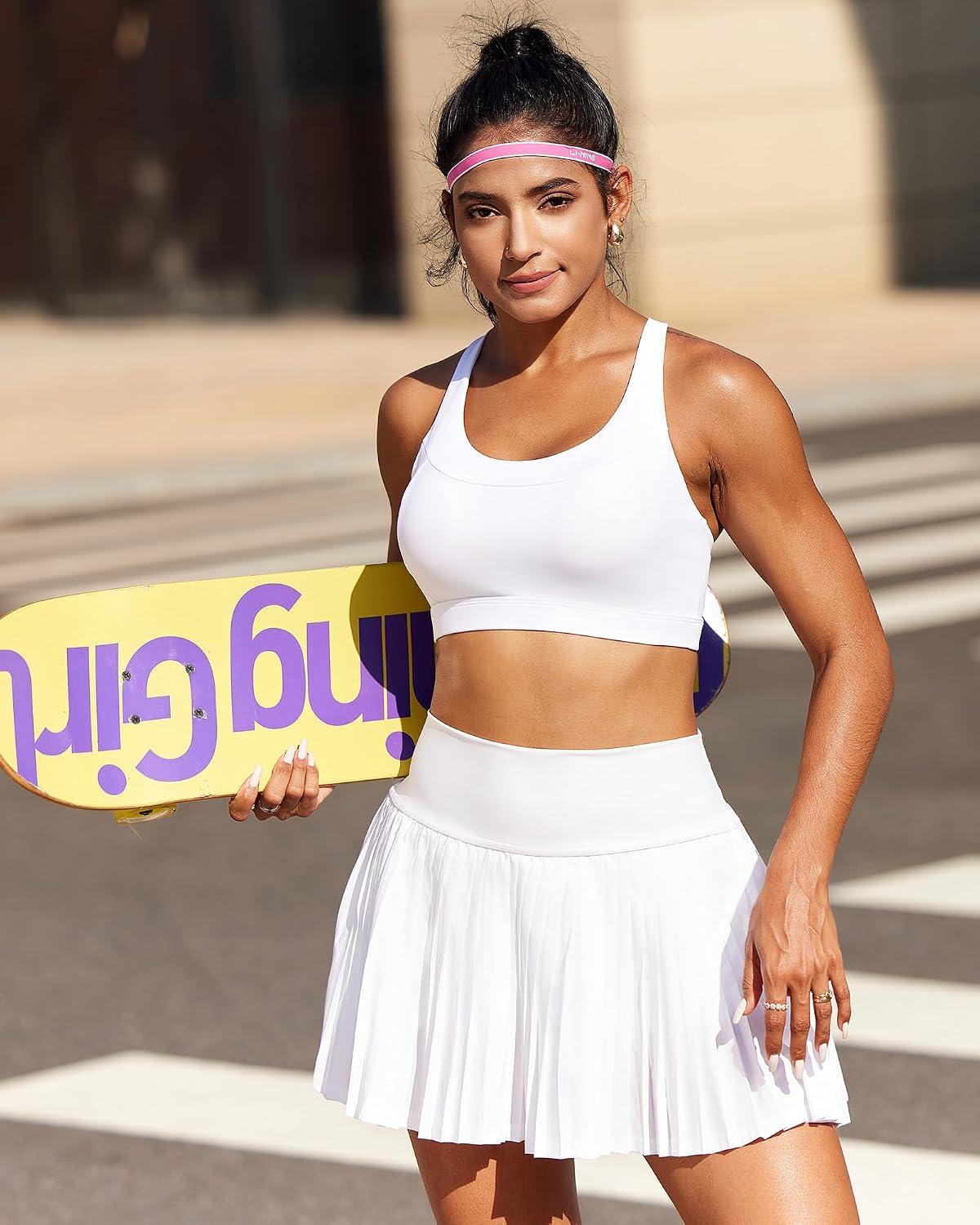Detalle 1 de RUNNING GIRL High-Impact Sports Bra with Molded Cups