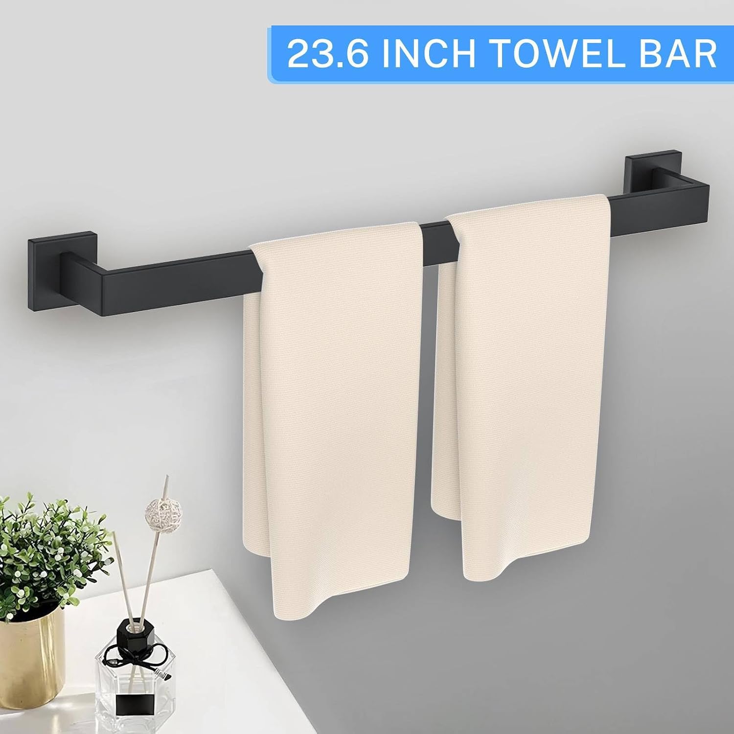 Detalle de Bathroom Hardware Set with 23.6-Inch Towel Bars