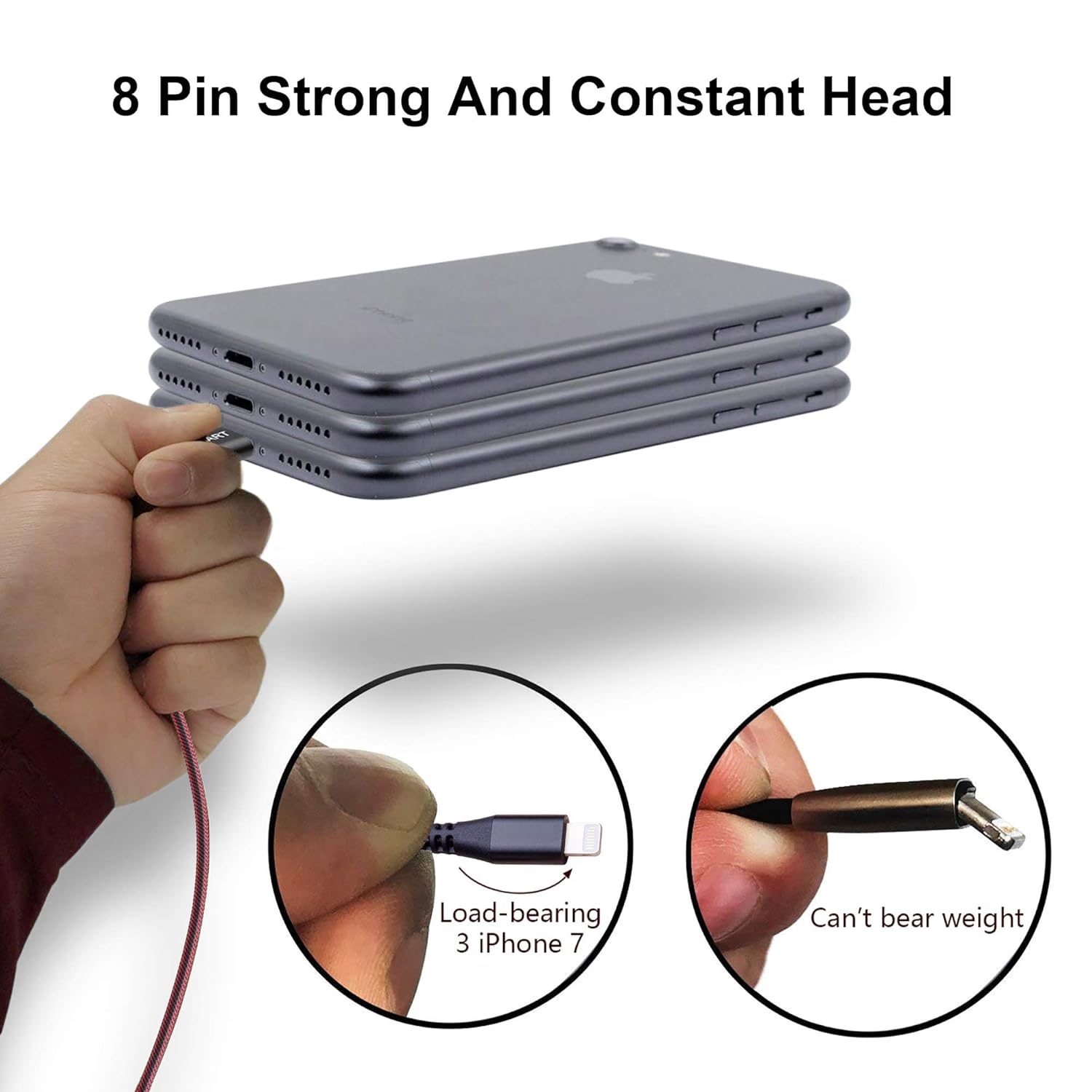 Thumbnail 5 de 2Pack iPhone Lightning Cable 10 Ft