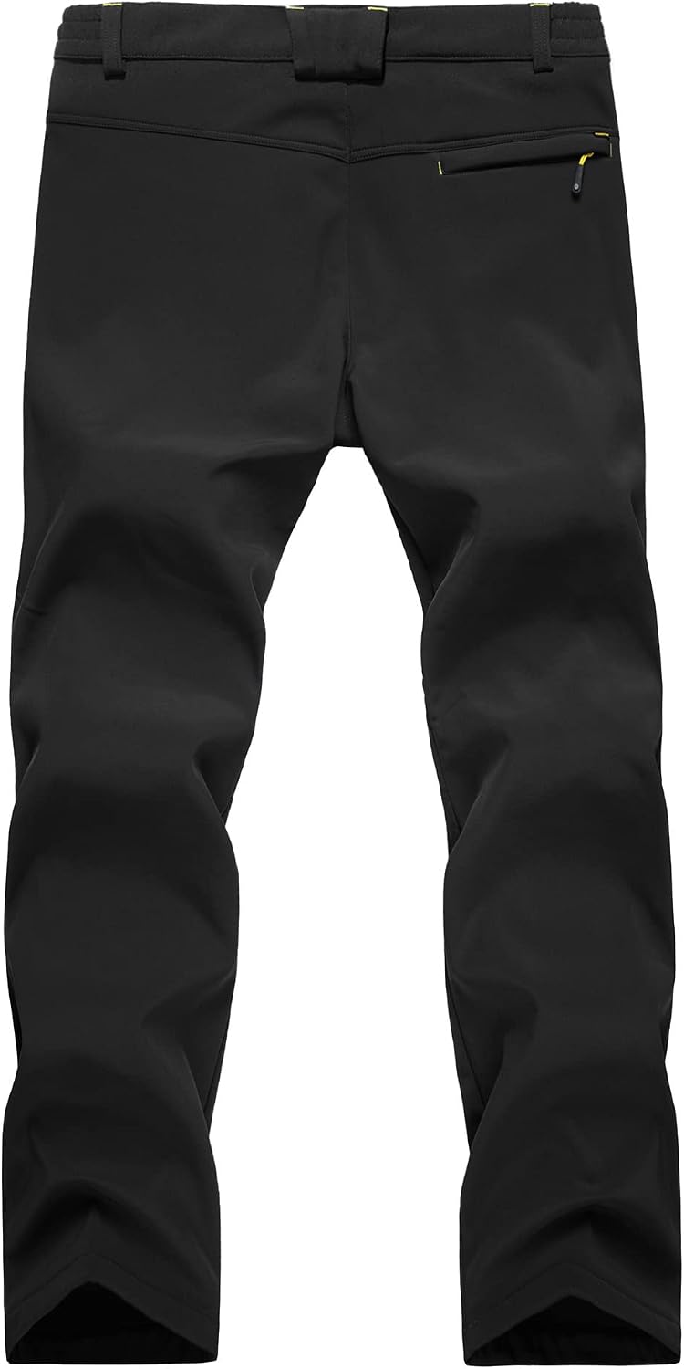 Detalle 2 de EKLENTSON Men's Waterproof Softshell Hiking Trousers