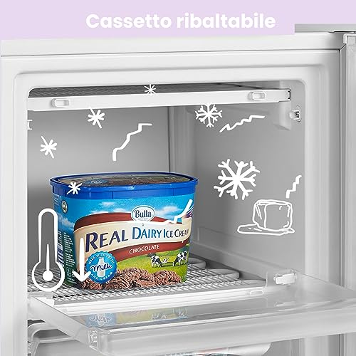 Detalle 2 de COMFEE' RCU60WH2: Congelatore verticale compatto da 60 L per spazi piccoli
