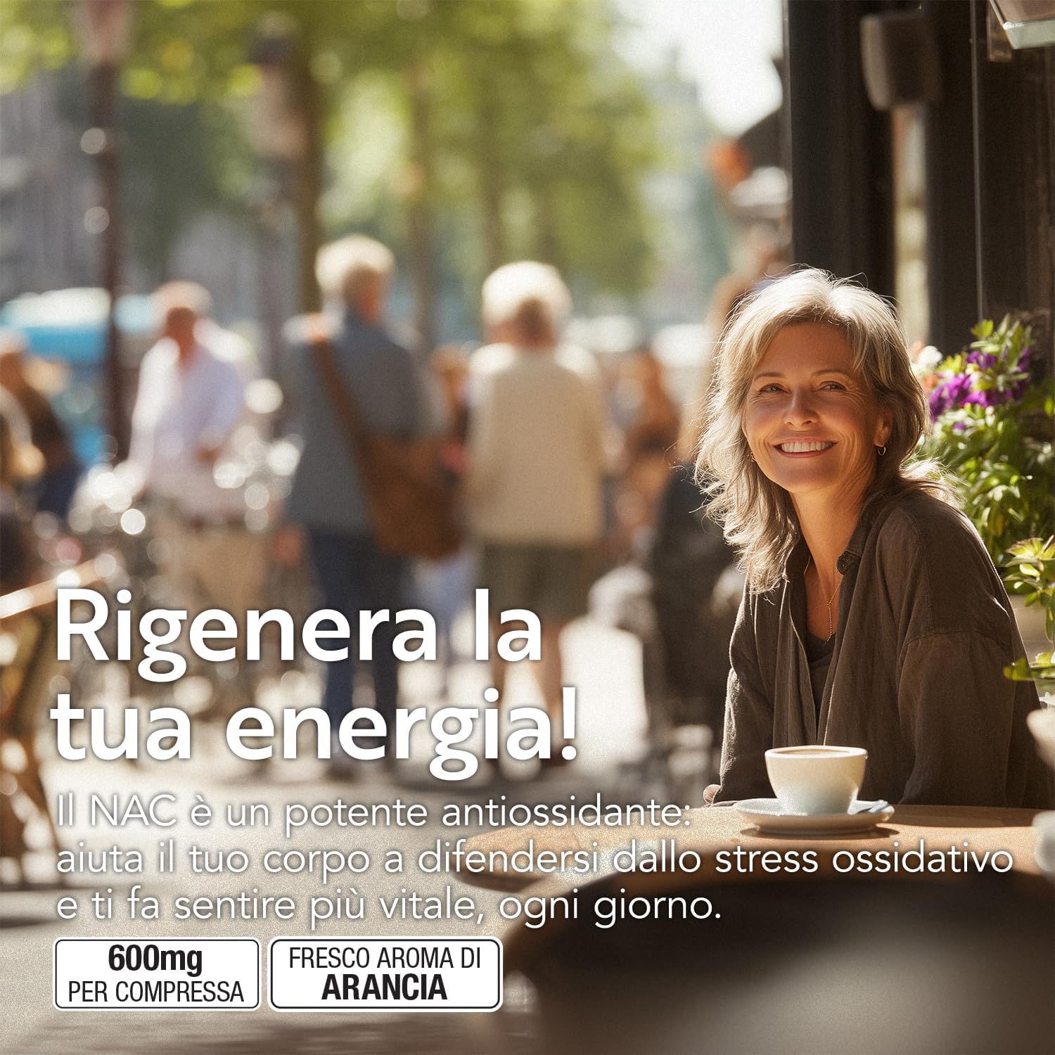 Thumbnail 1 de PiùLife NAC n‑acetilcisteina 600 mg 210 compresse 💊