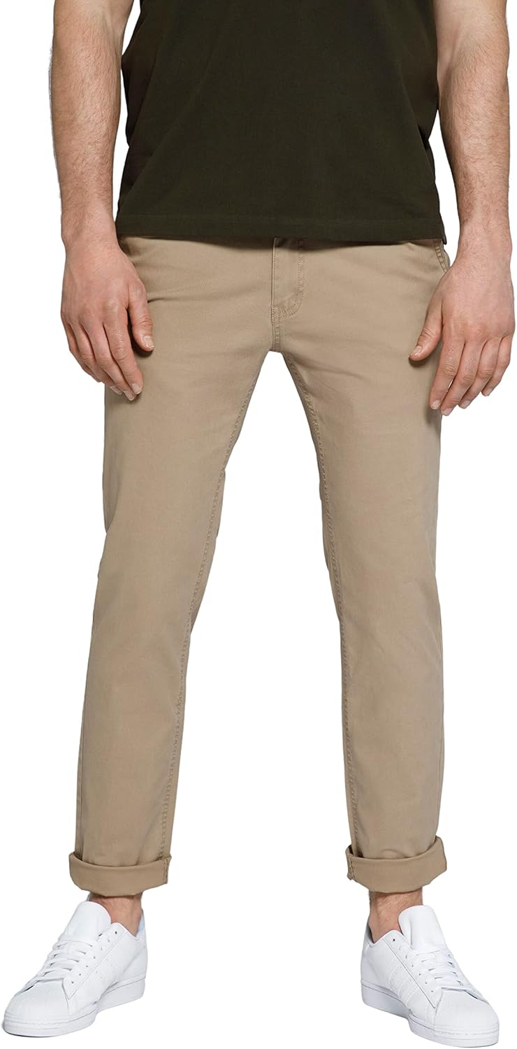 Detalle de STHUGE Null - Pantalon Chino Moderne pour Homme