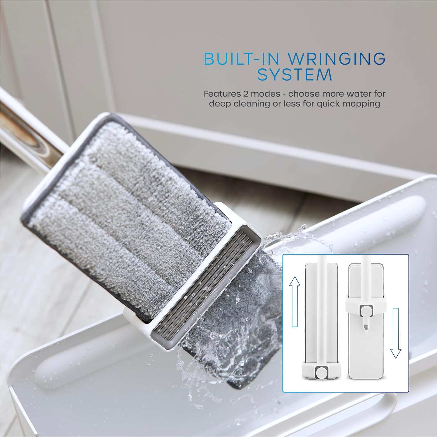Thumbnail 2 de Swan Elevate Self-Wringing Flat Mop 180° Head