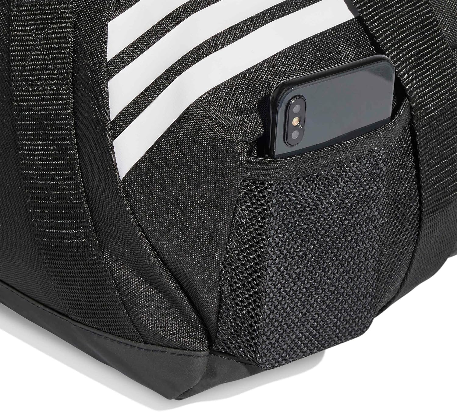 Thumbnail 4 de adidas Unisex Tiro Duffle Bag Small – kompakter Reiserucksack mit Reißverschluss, Schwarz/Weiß