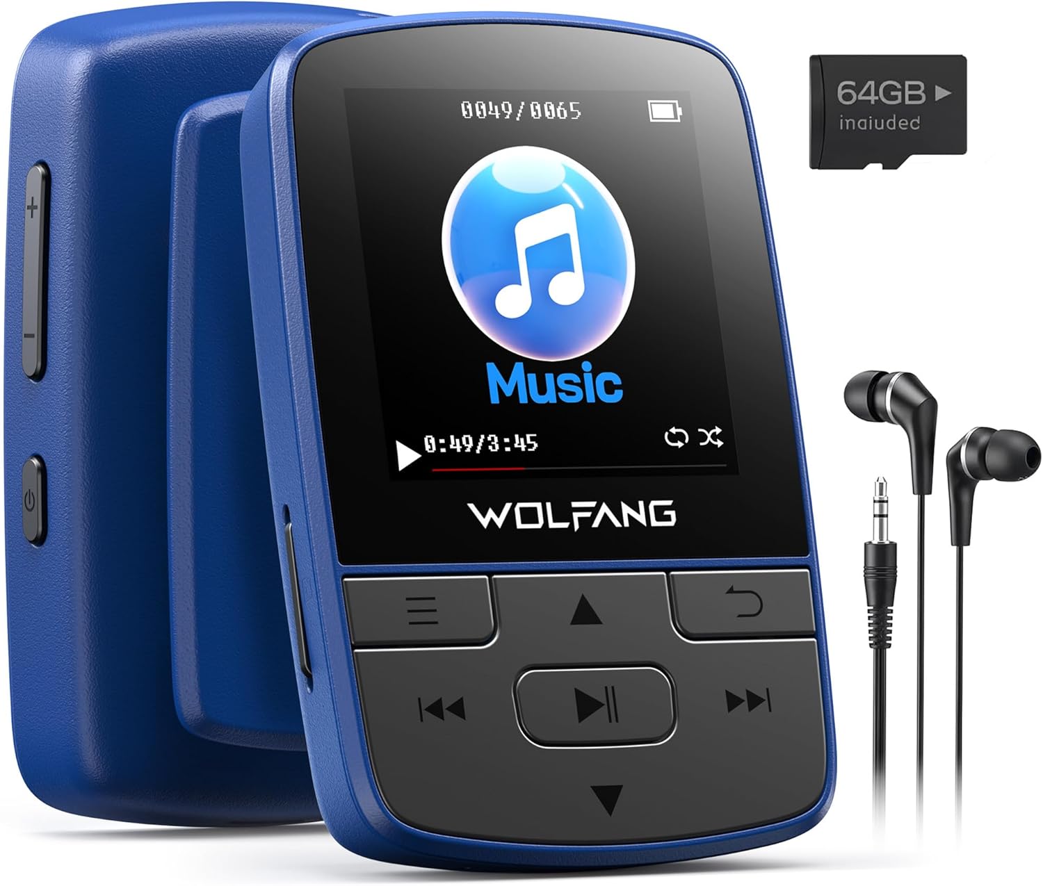 WOLFANG WMP01 Reproductor MP3 64 GB