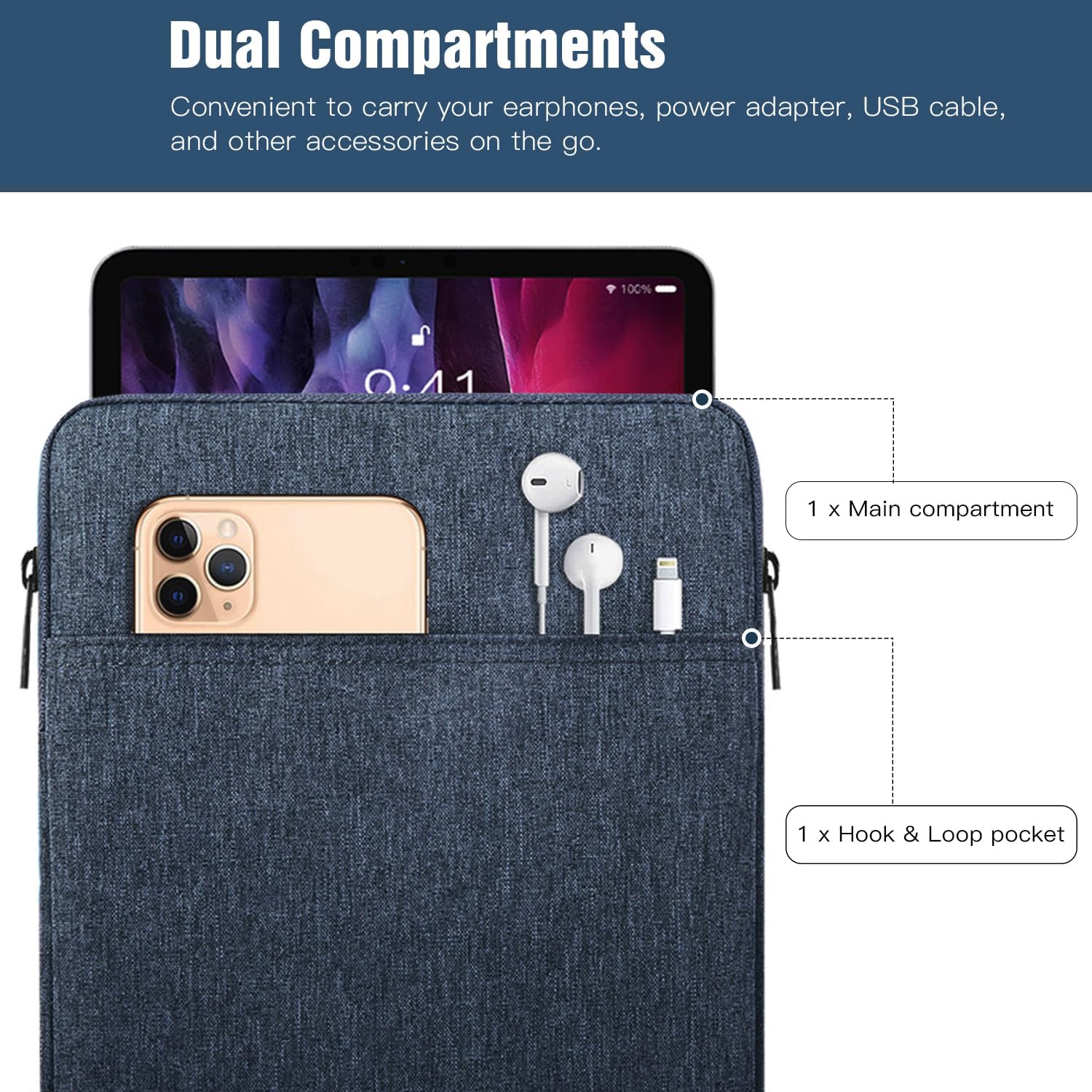 Detalle 2 de TiMOVO Tablet Sleeve for 11-inch iPad