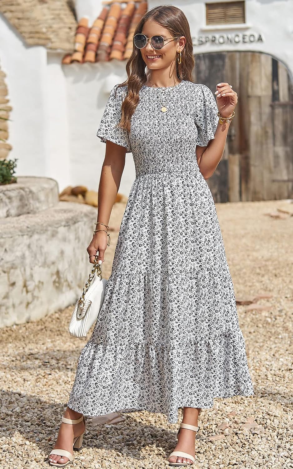 Detalle 2 de PRETTYGARDEN Floral Maxi Dress