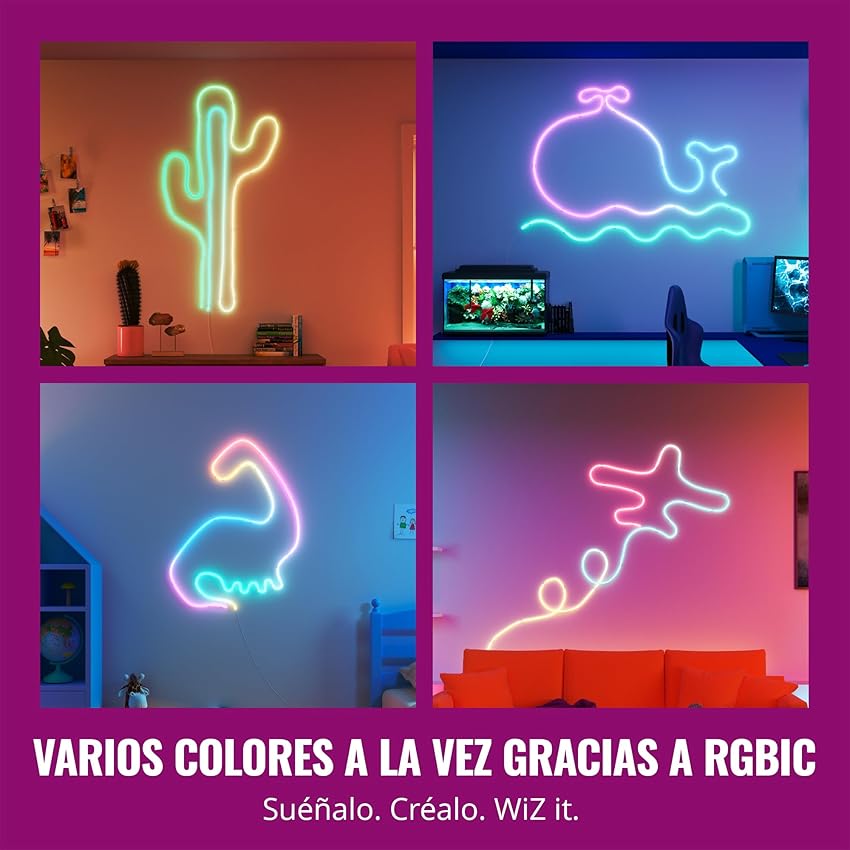 Thumbnail 2 de WiZ Neon Flex Lightstrip 5m: LED con 16M de colores 🌈