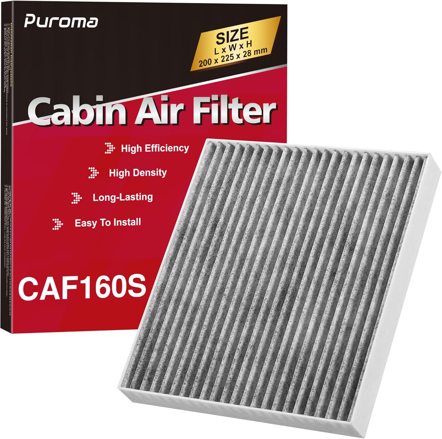 Detalle de Puroma Cabin Air Filter Activated Carbon
