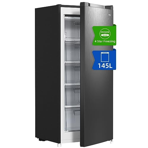 Detalle de CHiQ Gefrierschrank Wechselbarer Türanschlag (145L) – 146 L Nutzinhalt, manuelle Abtauung