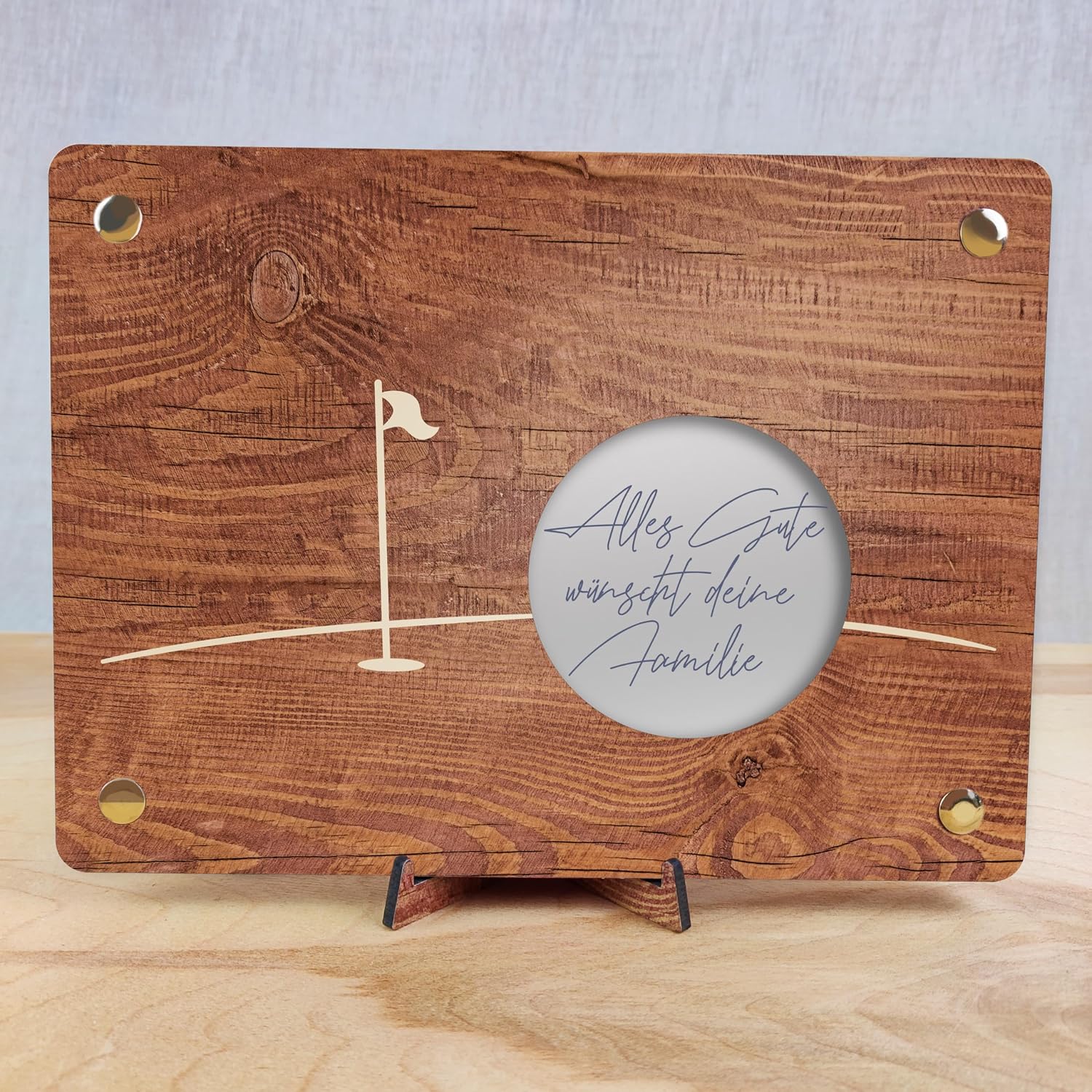 Detalle 2 de Geldgeschenk XL 20×15 cm aus Holz
