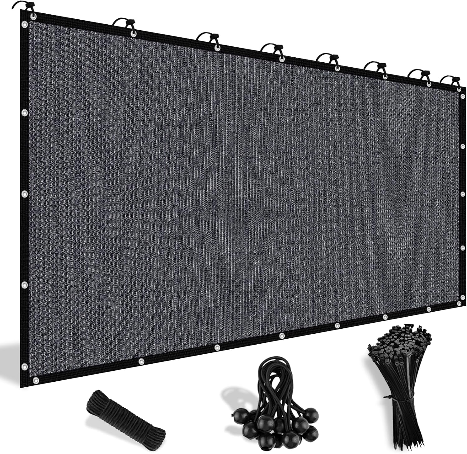 Detalle de Shade&Beyond SBGN102023-GM-CH 90% Sun Shade Cloth, 10' x 20' HDPE