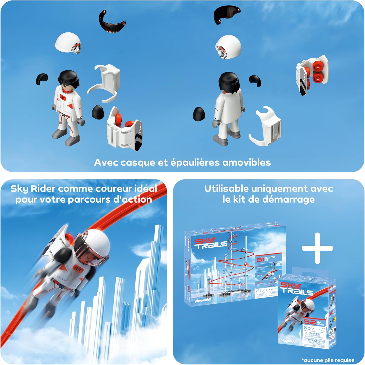 Thumbnail 3 de Sky Trails | Sky Rider - Kit de Construction et Action pour aventures Sky Trails