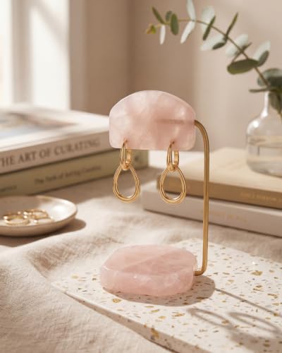 Thumbnail 7 de MUMREUES Ohrringe Gold Hängend Creolen 14 Karat Vergoldet – zeitloser Sternenmeeres-Look