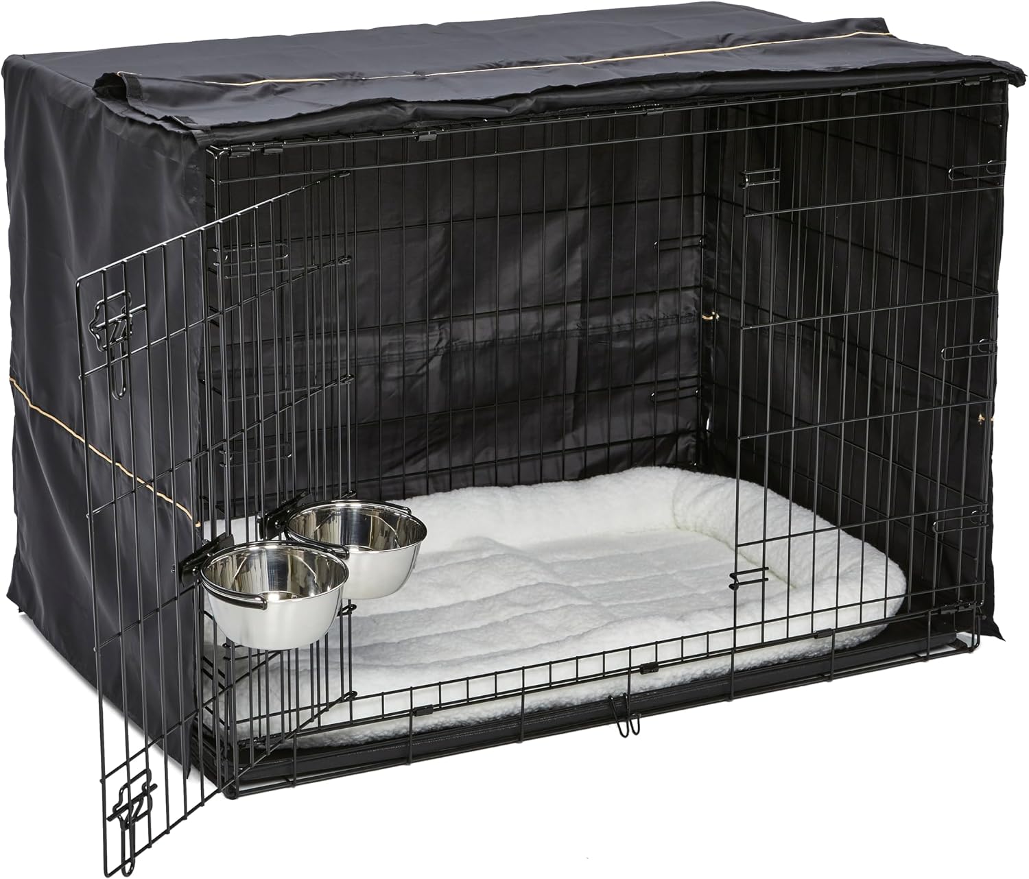 Detalle de MidWest Homes for Pets Kit di base iCrate a doppia porta 106 cm per cani di taglia grande